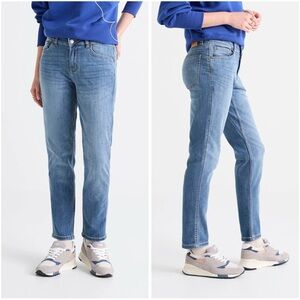 DU/ER Jeans Women’s Girlfriend Performance Vintage Light Stone Stretch